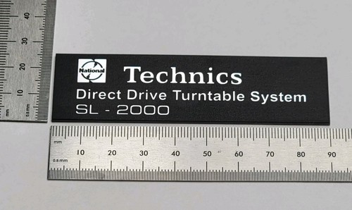 National technics 2000 - technics, sl-2000