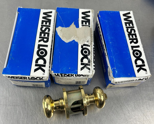 Weiser lock bright brass - brass, na