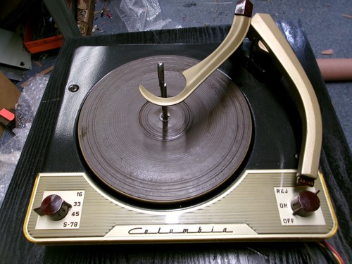 Vintage voice music record - vintage,