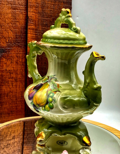 Vintage teapot ironstone large - vintage,