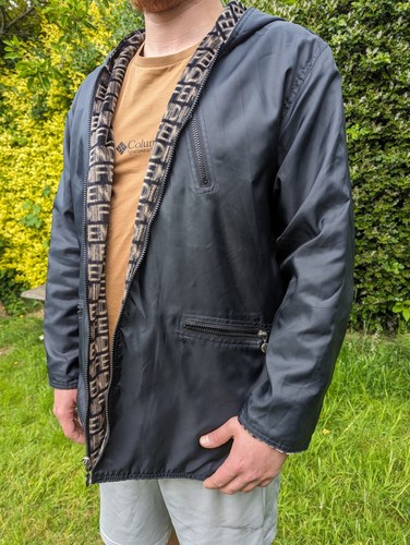 Fendi reversable hooded - fendi,