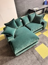Loaf Wodge Medium Left Hand Chaise Sofa GENUINE AND NEW Rockpool Clever Velvet