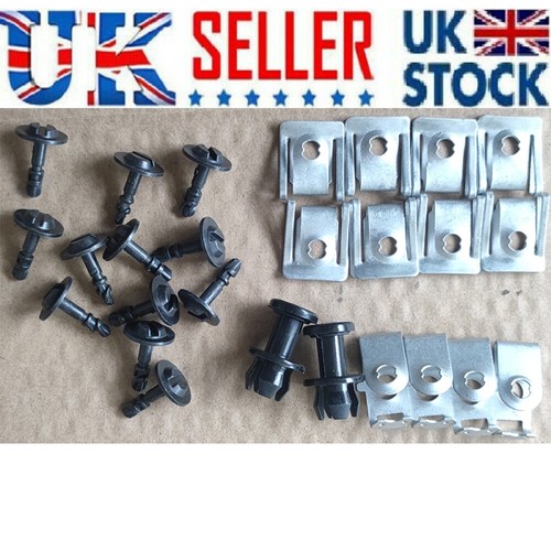 26x undertray clips - 26x, screw