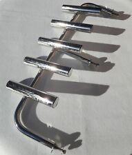 5-TUBE STAINLESS STEEL 316 BOAT FISHING ROD HOLDER  (40 mm tube)
