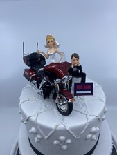 Bride and Groom w/Harley