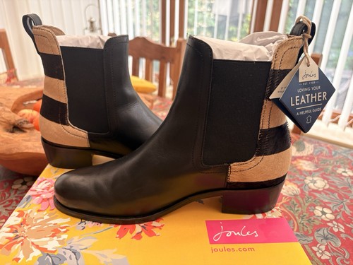 Joules leather chelsea boots - joules,