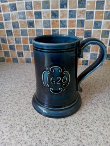 Vintage 1620 blue glazed - vintage,
