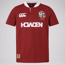 New British & Irish Lions Adults Classic Short Sleeve Jersey Red UK XL UNISEX
