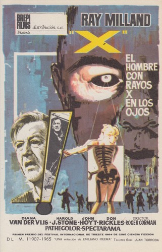 The man with ray - x:, eyes