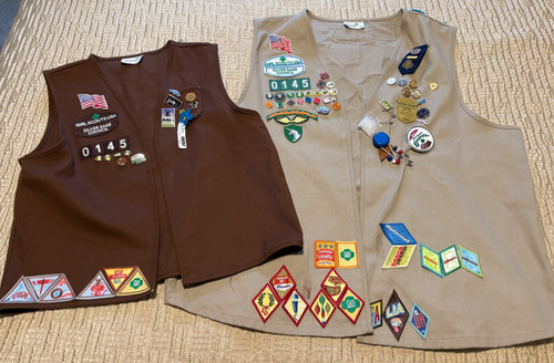 Girl scout cadette senior vest - girl,
