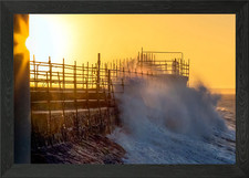 Scaffolding on Porthcawl