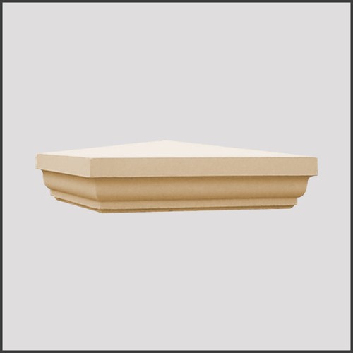Fluted pier cap 560mm 220mm - 560mm, x