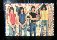 Ramones Vintage UK 1980's pop punk rock poster end of the century 36cm X 53cm