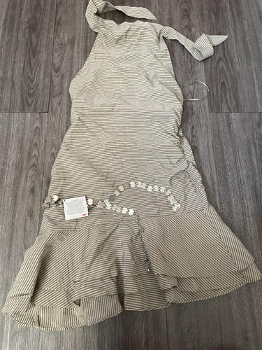 Zara striped sleeveless halter - zara,