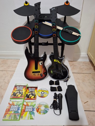 Xbox 360 guitar hero - guitar,