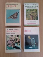 4 x Vintage Observer Books -
