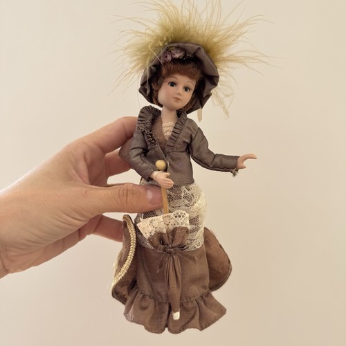 Vintage porcelain doll - porcelain,