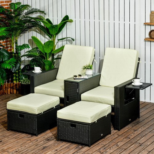 Level adjustable rattan - 5-level,