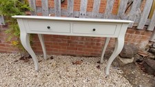 Laura Ashley, Cream Console Table 2 Draws French Style - Good condition