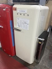 SMEG RETRO CREAM FREESTANDING STYLE RIGHT HINGED FRIDGE WITH ICEBOX EX-DISPLAY