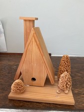 German Democratic Republic Wooden Ski Hut Christmas.