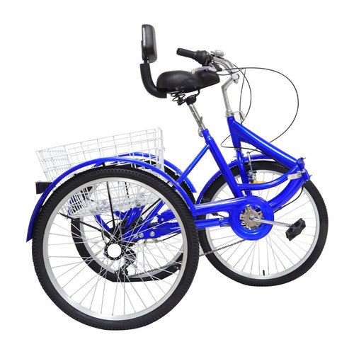 With basket blue inch - basket, 24