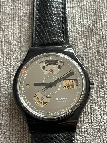 Swatch watch sab100 - watch, black