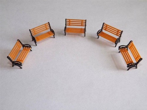 Model platform park - platform, benches