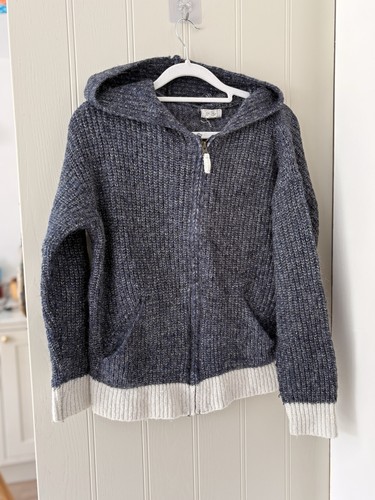 Fat face knitted hooded zip - face,