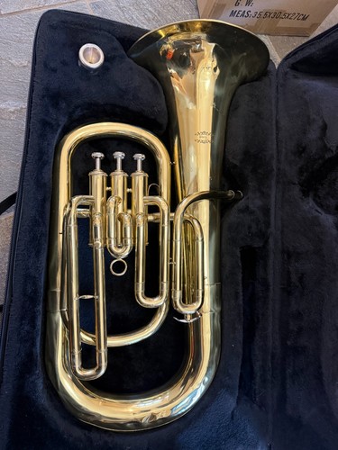 Euphonium with case and - euphonium,