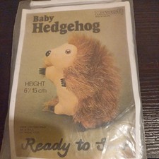 Minicraft Ready to Sew Hedgehog 15cm /6" **SMALL PART COMPLETED **