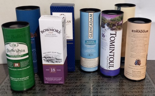 Empty whisky minitures - empty,
