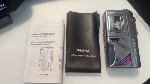 Sanyo trc 695m talk book - trc‑695m, talk‑book