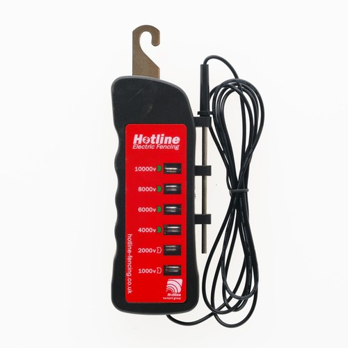 Electric fence voltage tester - electric,