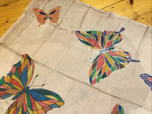 Beautiful 100 silk vintage - 100%,