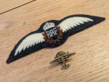 RAF Pilot Wings /BBMF Lancaster Metal Pin Badge