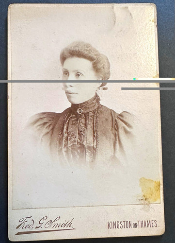 Victorian cabinet card - victorian, lady