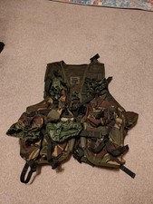 BRITISH ARMY TACTICAL WEBBING ASSAULT VEST, DPM CAMO