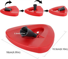 Red Spin Mop Head Base with