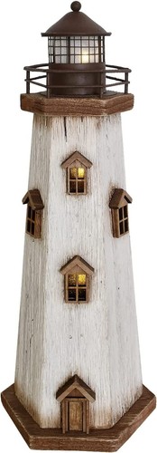 Wood lighthouse decor with - decor,