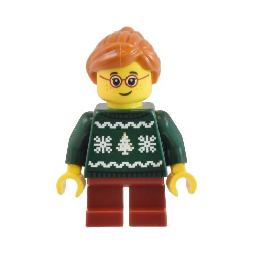 Lego city girl - girl, green
