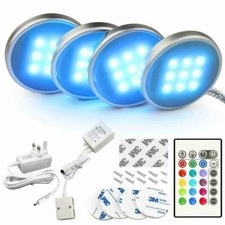 4PCS RGB LED Under Cabinet
