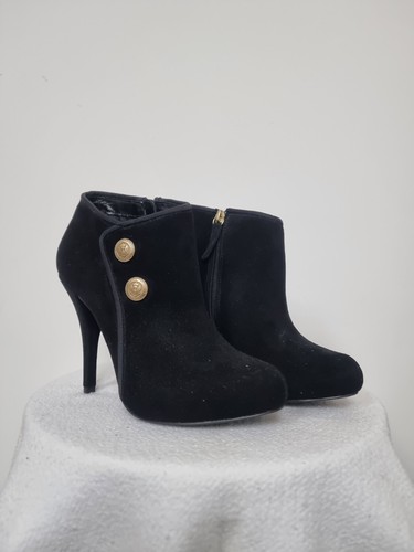 Guess black suede - suede, stilleto
