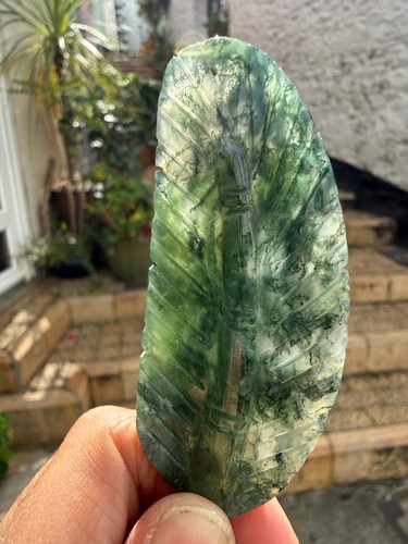 Moss agate crystal - crystal, healing