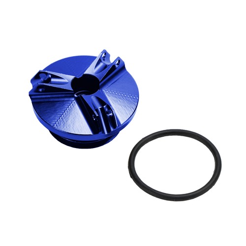 Blue oil filler - oil, yamaha