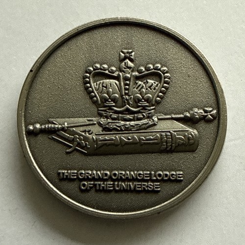 Orange order token coin - order,