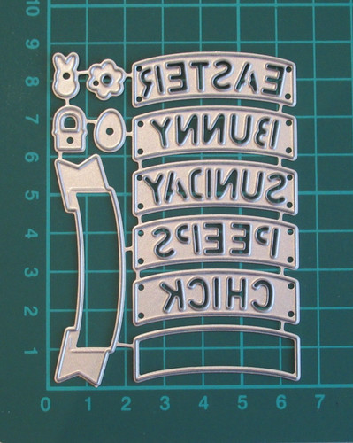 Easter banner metal - easter,