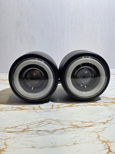 Black twin headlight - black,