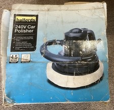 Car Valeting 240 volt Polisher 240mm Diameter Buffer with Lambswool & Rag Pad