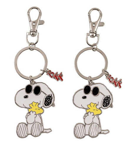 Snoopy woodstock keyring - snoopy, &